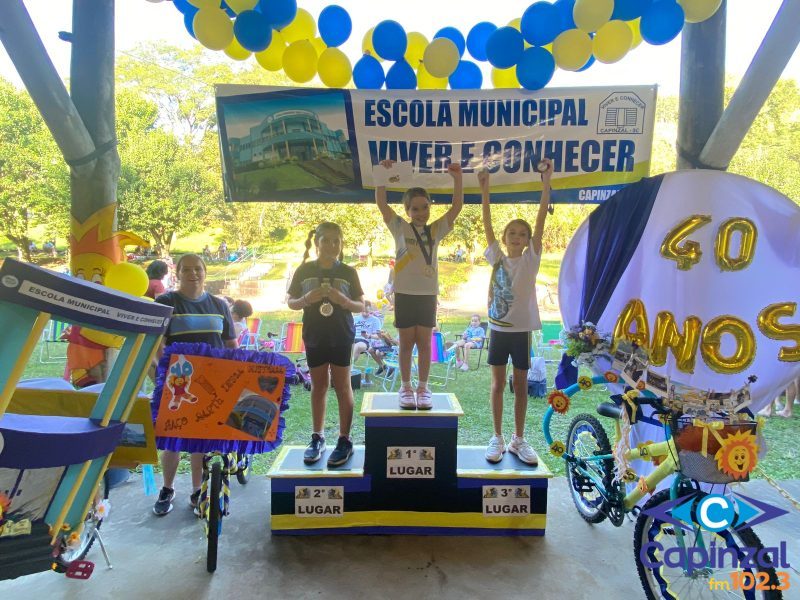 20º Passeio Ciclístico celebra 40 anos da Escola Viver e Conhecer com grande participação da comunidade