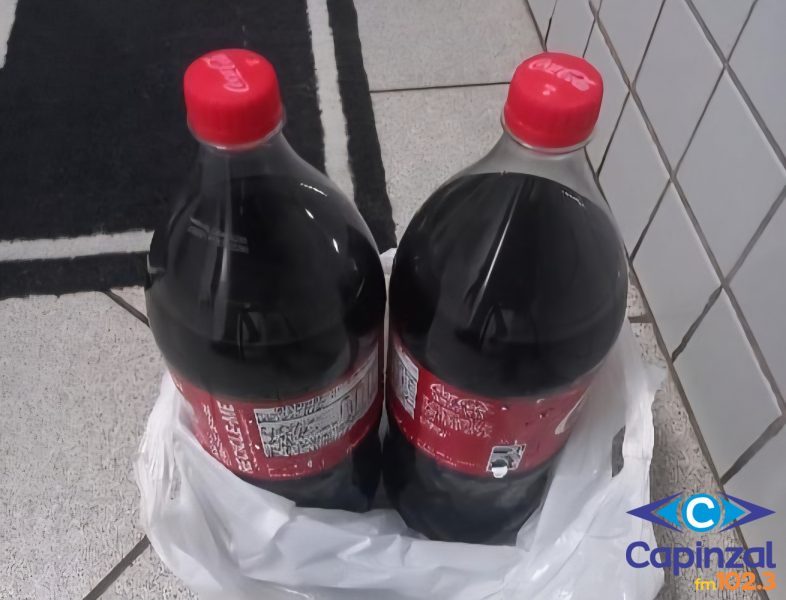 Homem é preso após furtar refrigerante e salame em supermercado de Capinzal