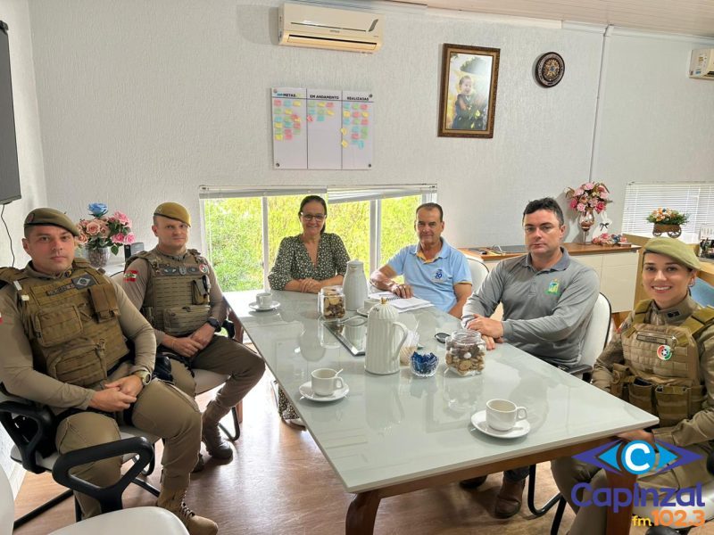 Reunião fortalece parceria entre município e segurança pública em Zortéa