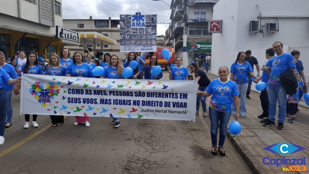 Capinzal promove caminhada de conscientização sobre o autismo nesta quinta-feira