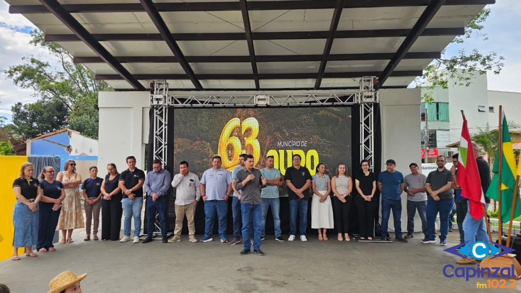 Ouro celebra 63 anos com Ato Cívico e assinatura de ordem de serviço para revitalização da Praça Pio XII