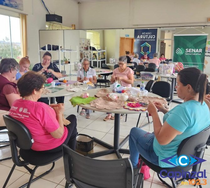 Curso de artesanato fortalece capacitação e cultura em Zortéa