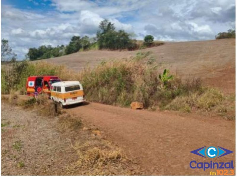 Criança fica ferida após cair de transporte escolar no Oeste de SC