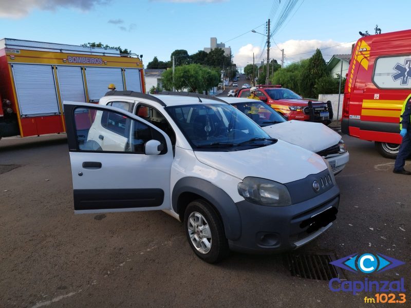 Colisão entre veículos deixa um ferido em Campos Novos