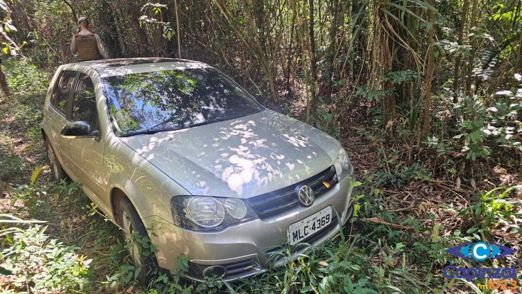VÍDEO: Confira o local onde carro furtado em Ouro foi encontrado abandonado no interior de Capinzal