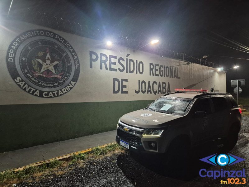 PM cumpre mandado de prisão em Catanduvas