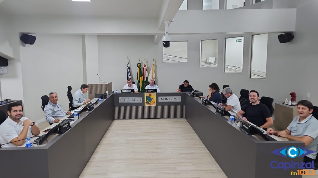 11ª Sessão da Câmara de Capinzal destaca projetos na saúde, assistência social e melhorias urbanas