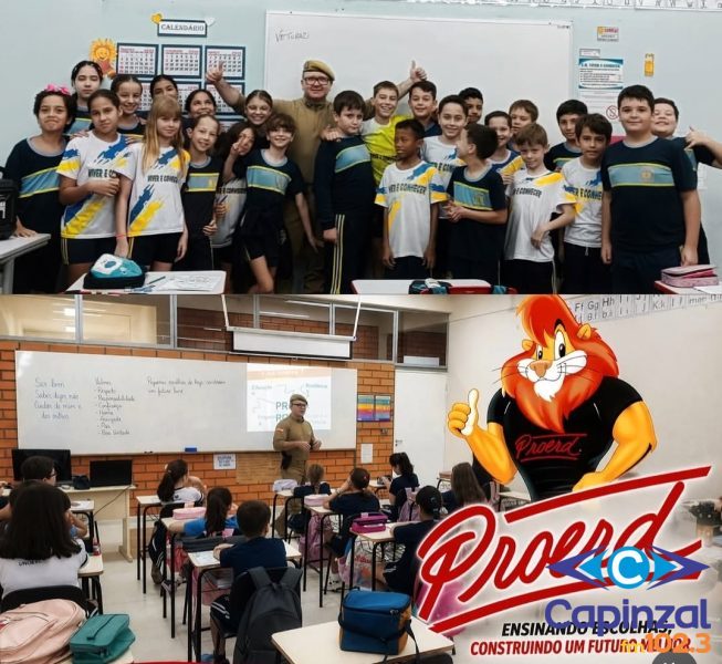 PROERD transforma vidas e fortalece o futuro de crianças em Capinzal e Lacerdópolis