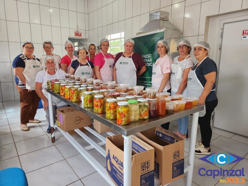 Curso de Conservas leva aprendizado e oportunidades a moradores de Zortéa