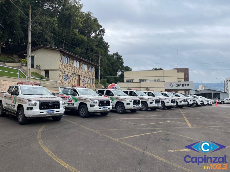 Polícia Militar entrega novas viaturas para reforçar segurança na região de Joaçaba