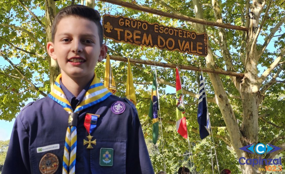 Semana Escoteira 2026 abre com homenagem emocionante e programação que valoriza o protagonismo juvenil em Capinzal