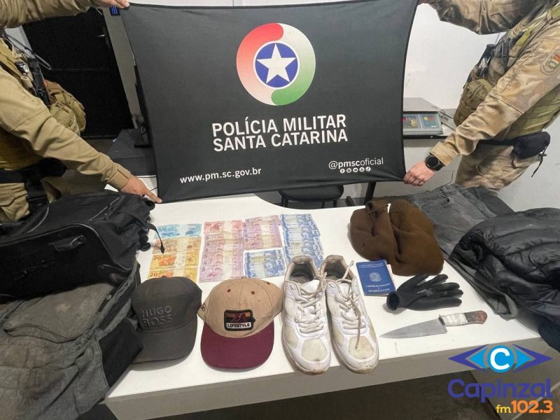 Roubo em comércio termina com dois presos