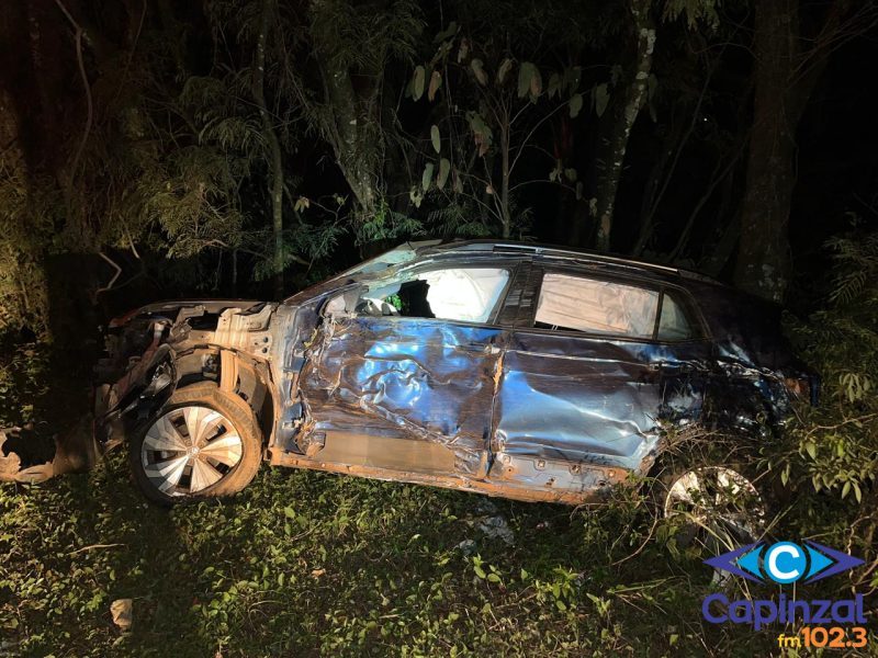 Bombeiros de Joaçaba acionados para averiguar saída de pista na BR 282, próximo ao trevo do Chocodinho