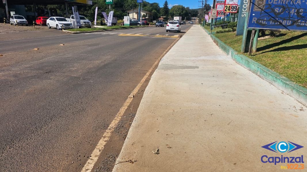 Prefeitura de Capinzal se manifesta sobre obra de calçada após questionamentos na Câmara
