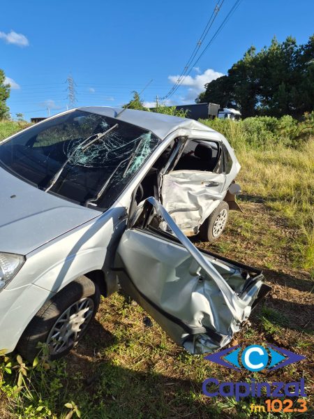 Grave acidente deixa um morto e dois feridos na BR-282 em Ponte Serrada