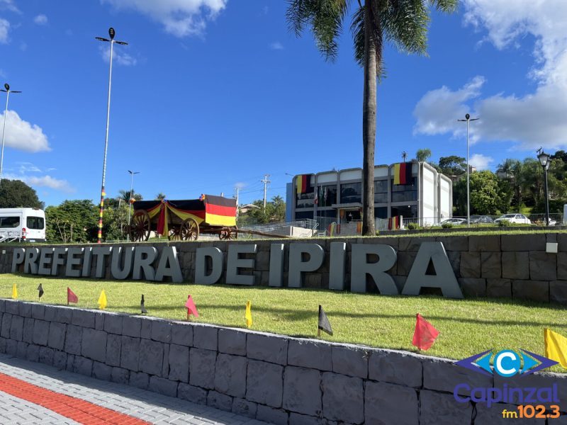 Prefeitura de Ipira abre concurso público com 10 vagas e cadastro reserva