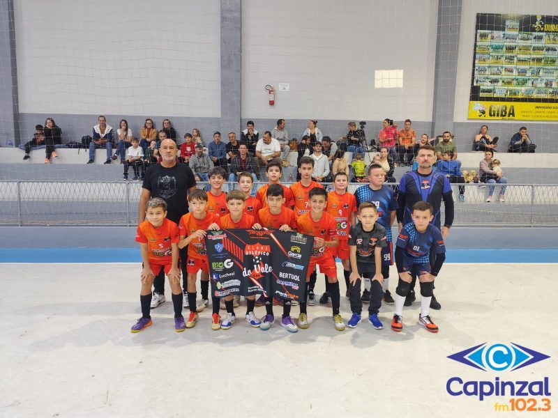 Clube Atlético do Vale vence dois jogos e lidera a chave C do Estadual Sub-12 LCF