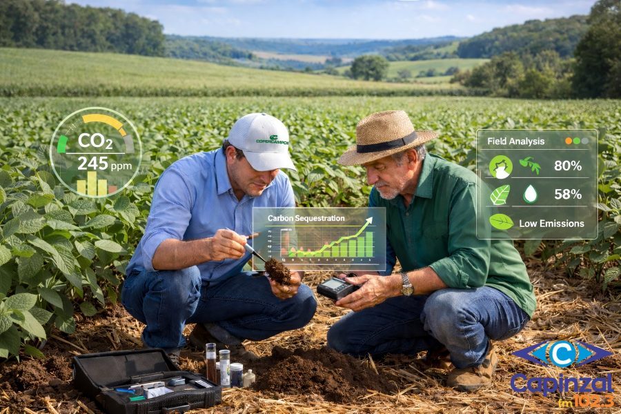 Copercampos inicia projeto de agricultura regenerativa e carbono
