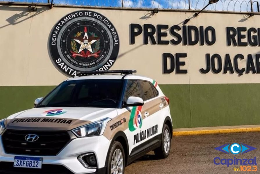 Homem com mandado por roubo é preso pela Polícia Militar no centro de Capinzal