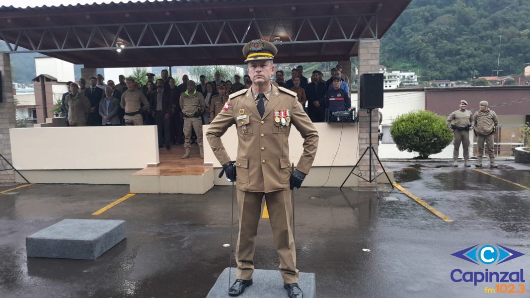 Major Garcez, ex-comandante da Polícia Militar de Capinzal, assume o comando do 26º BPM em Herval d’Oeste
