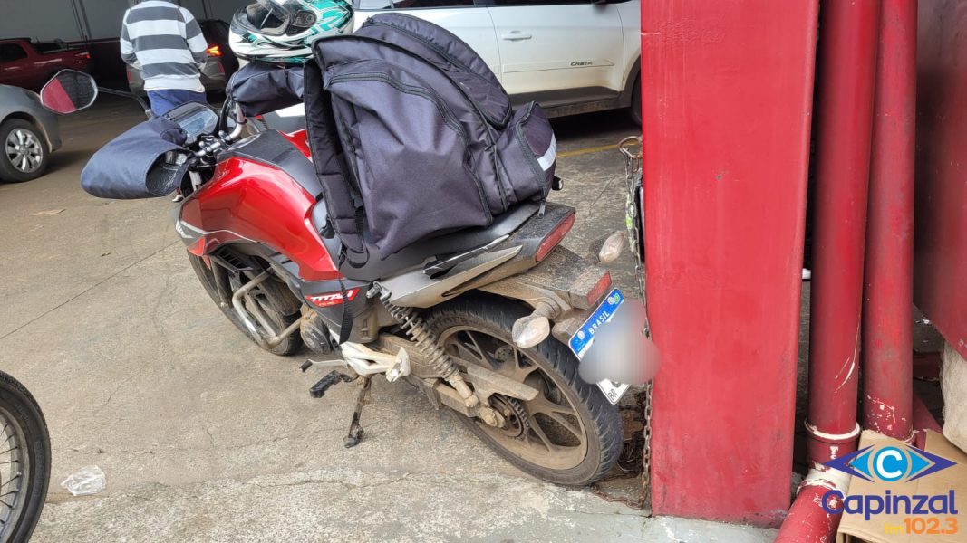 Motoboy fica ferido após acidente no Centro de Capinzal