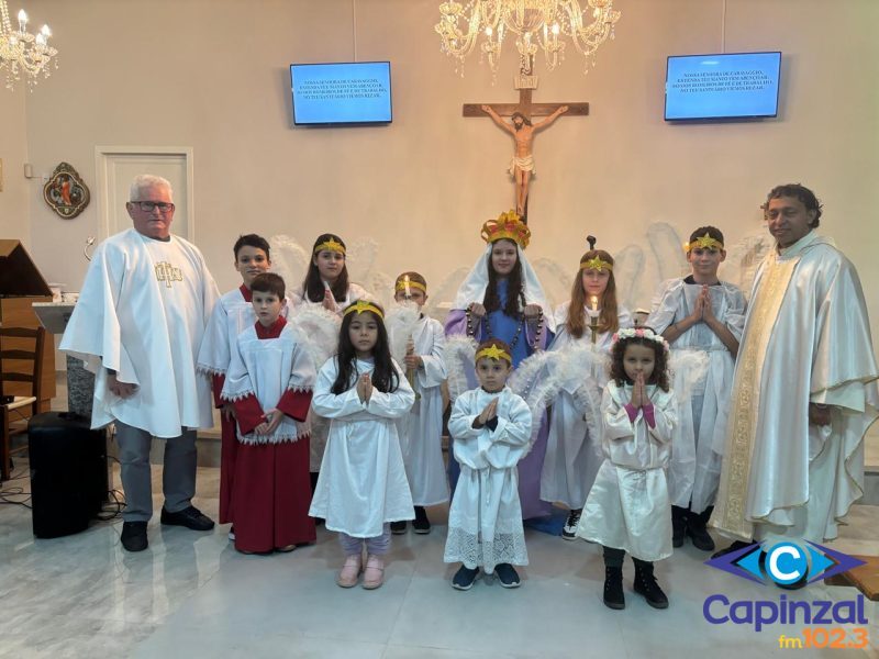 Comunidade de Rio Pardo promoveu a 3ª Noite do Tríduo preparatório para a festa em honra à Nossa Senhora do Caravaggio