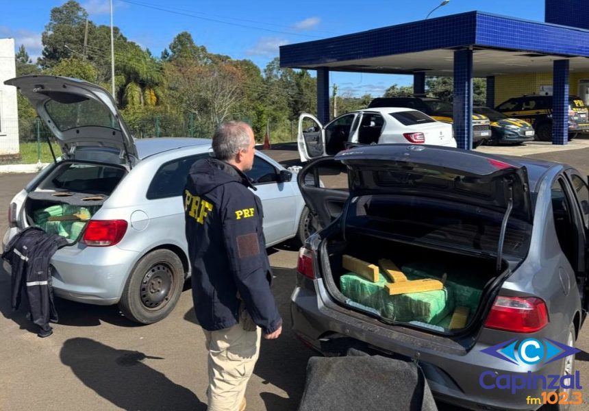 Comboio com 360 quilos de maconha é interceptado em Joaçaba