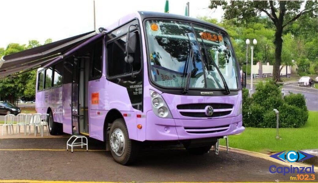 Ouro recebe o Ônibus Lilás com programação especial de acolhimento e orientação às mulheres