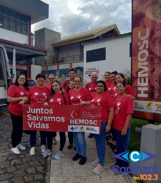 Piratuba promove caravana solidária para doação de sangue no Hemosc de Joaçaba