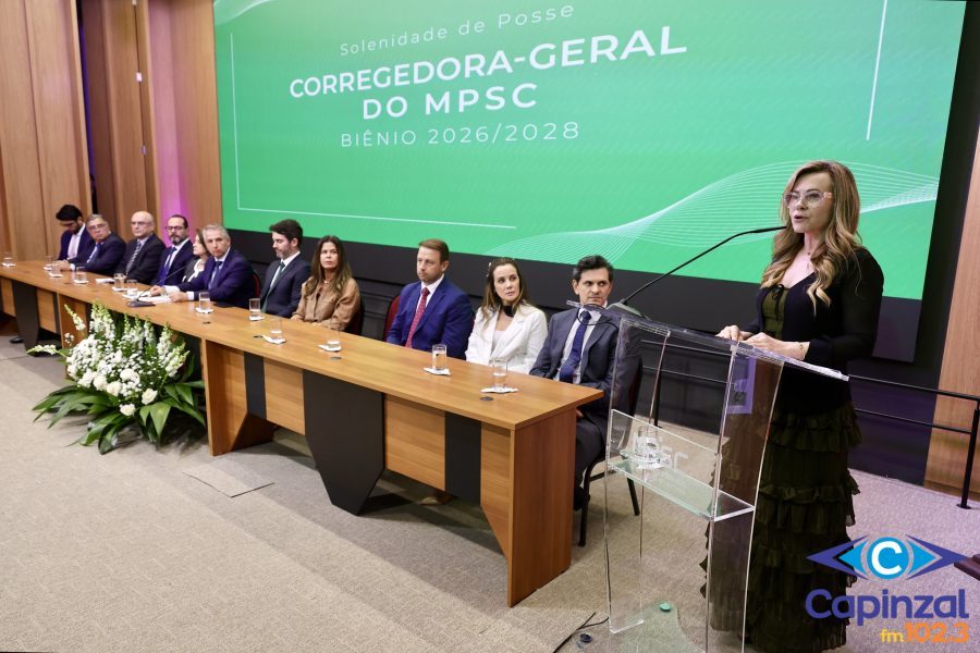 Natural de Capinzal, Cristiane Rosália Maestri Böell assume Corregedoria-Geral do Ministério Público de SC