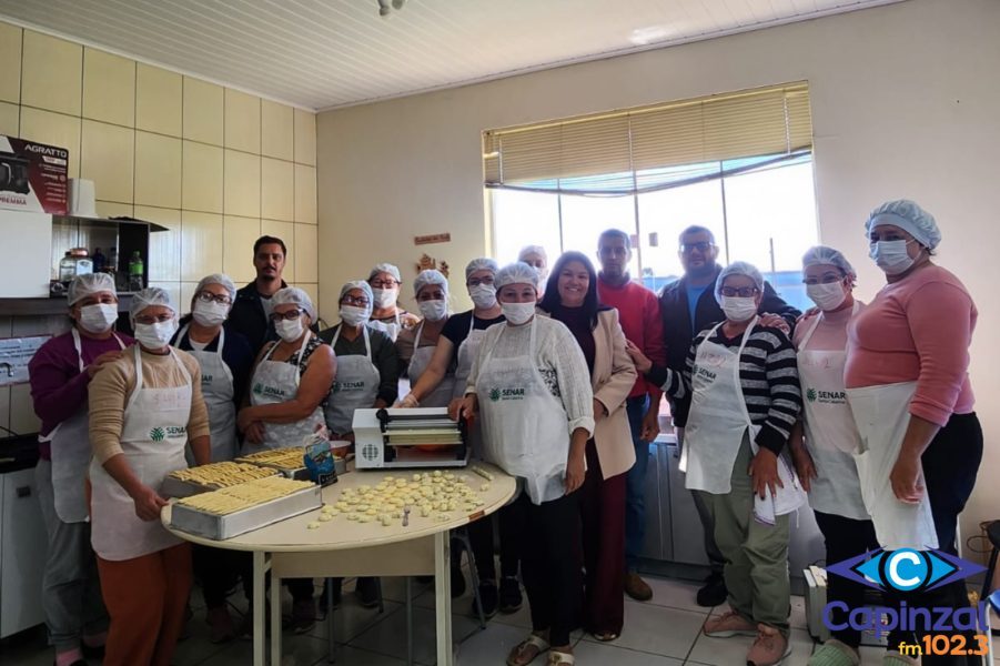 Curso de produção caseira de massas, pães e biscoitos fortalece capacitação em Zortéa