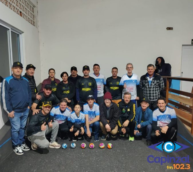 Fase eliminatória do Municipal de Bochas de Capinzal começa com vitória do Cassino A