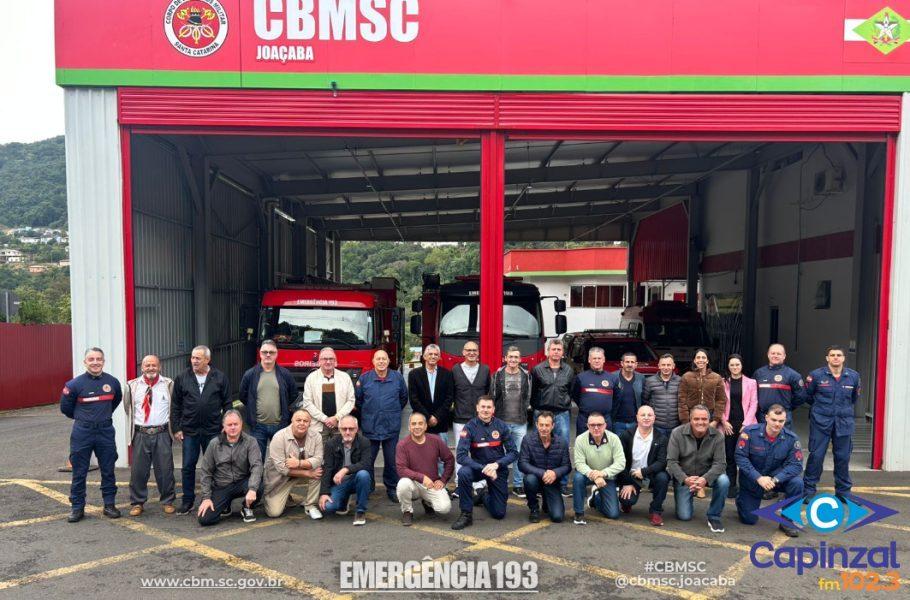 11º BBM de Joaçaba promove café da manhã e homenageia bombeiros militares veteranos da corporação
