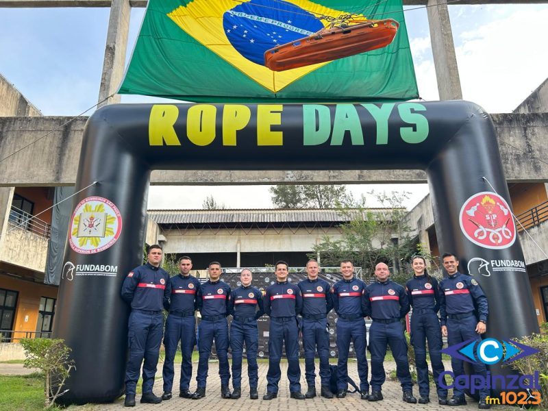 Equipe do Corpo de Bombeiros Militar de SC já está em SP para o Rope Days 2026