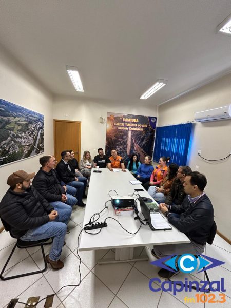 Piratuba realiza reunião estratégica para prevenção e enfrentamento aos efeitos do possível El Niño