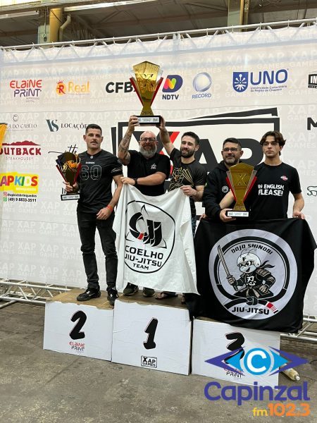 Jiu-Jitsu de Capinzal conquista título da 1ª etapa do XapGames em Chapecó
