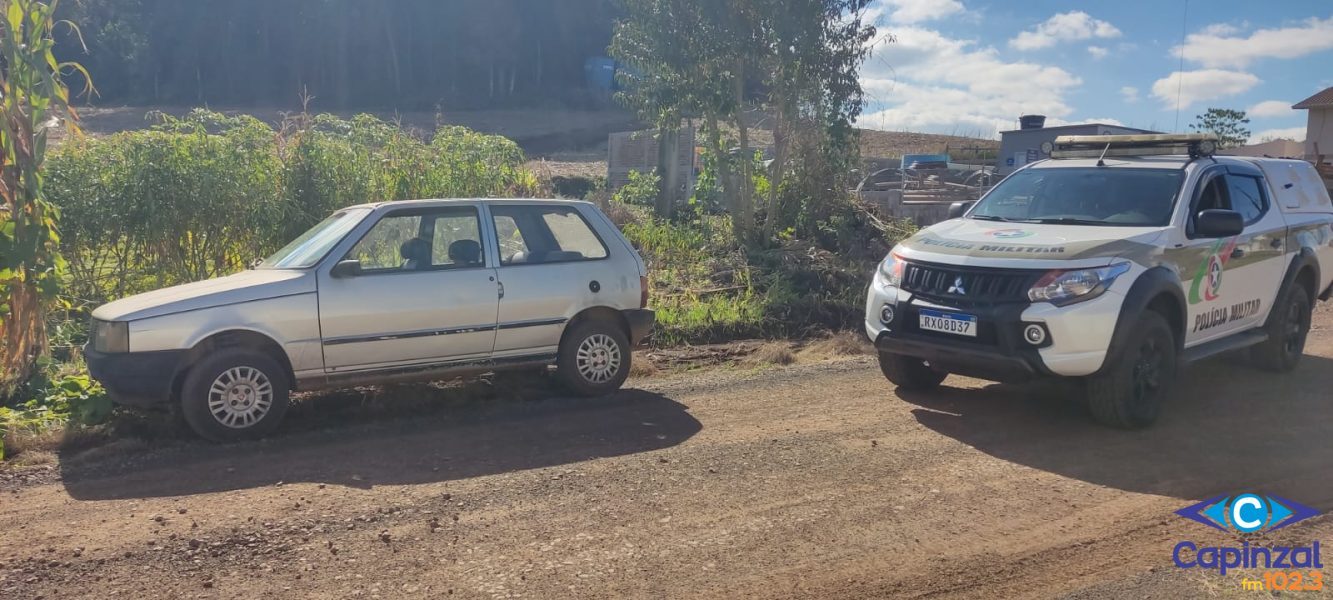 Polícia Militar prende autor de furto e recupera veículo em Concórdia
