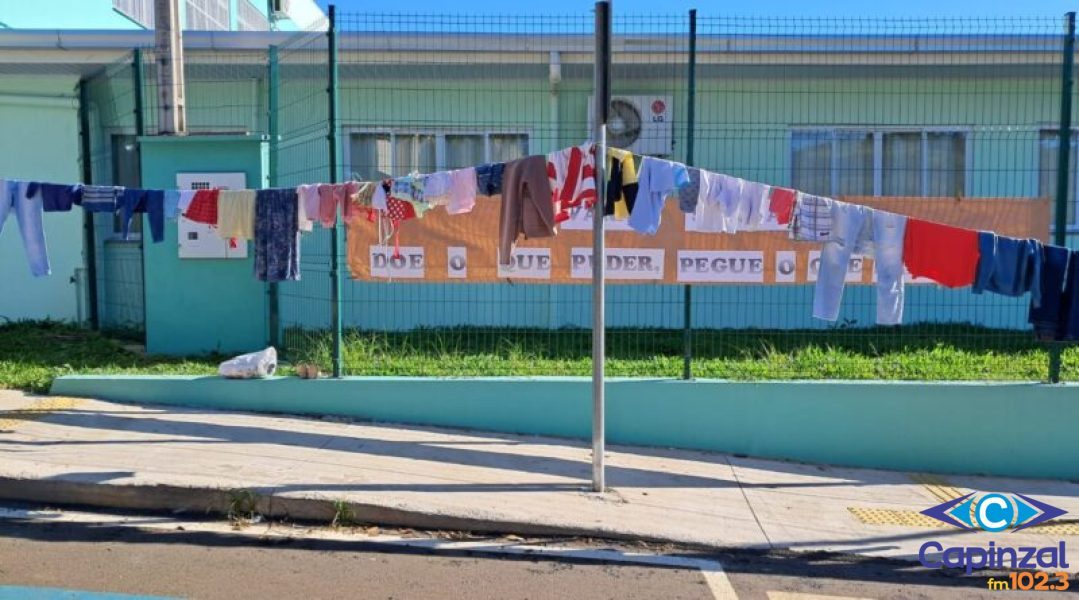 Escola Municipal Felisberto Vilarino Dutra promove 3ª edição do Varal Solidário em Ouro