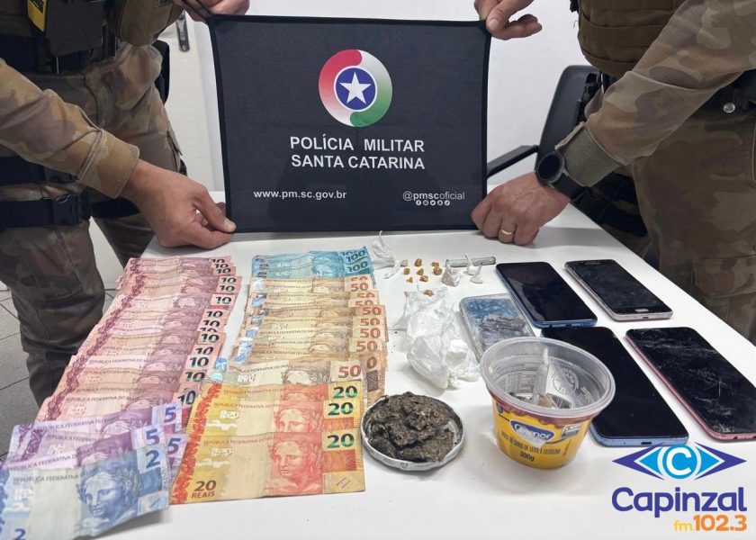 PM prende homem por tráfico de drogas em Herval d’Oeste