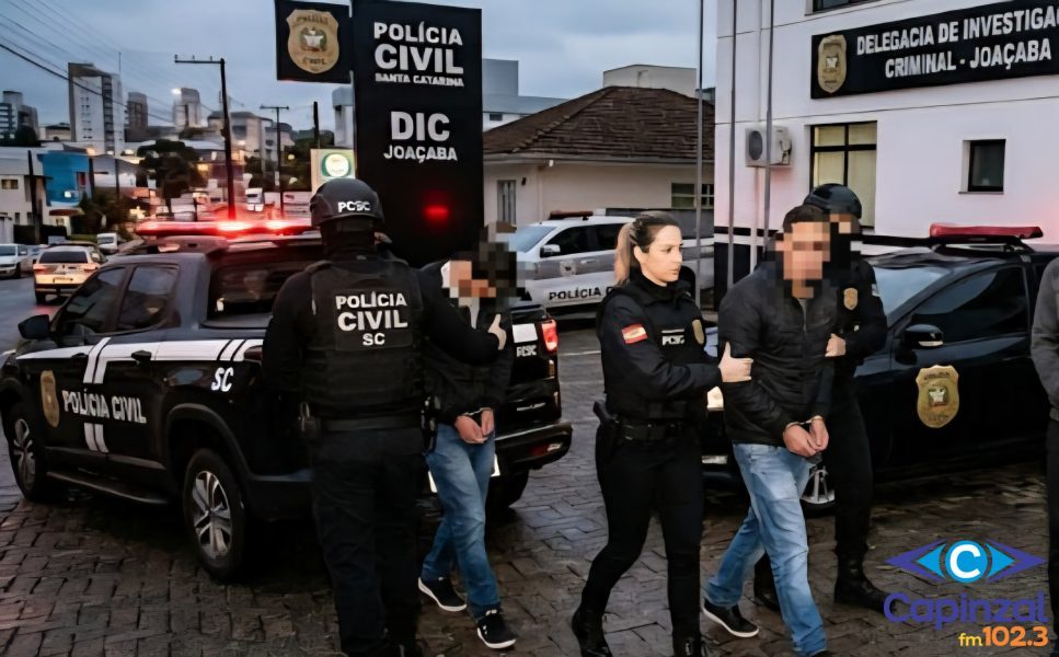 Delegado André Cembranelli explica operação que prendeu três investigados por homicídio brutal de jovem em Joaçaba