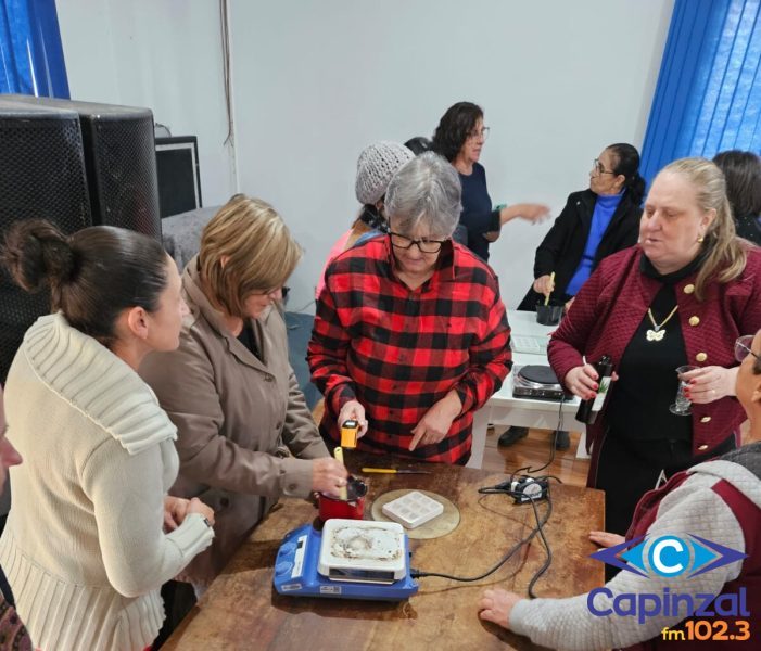 Workshop de sabonetes artesanais tem início em Piratuba