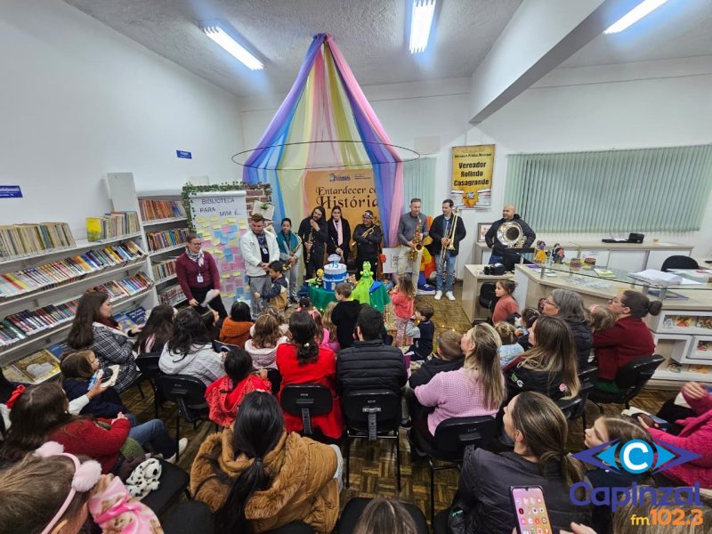 Biblioteca Pública de Capinzal celebra 75 anos com participação da comunidade