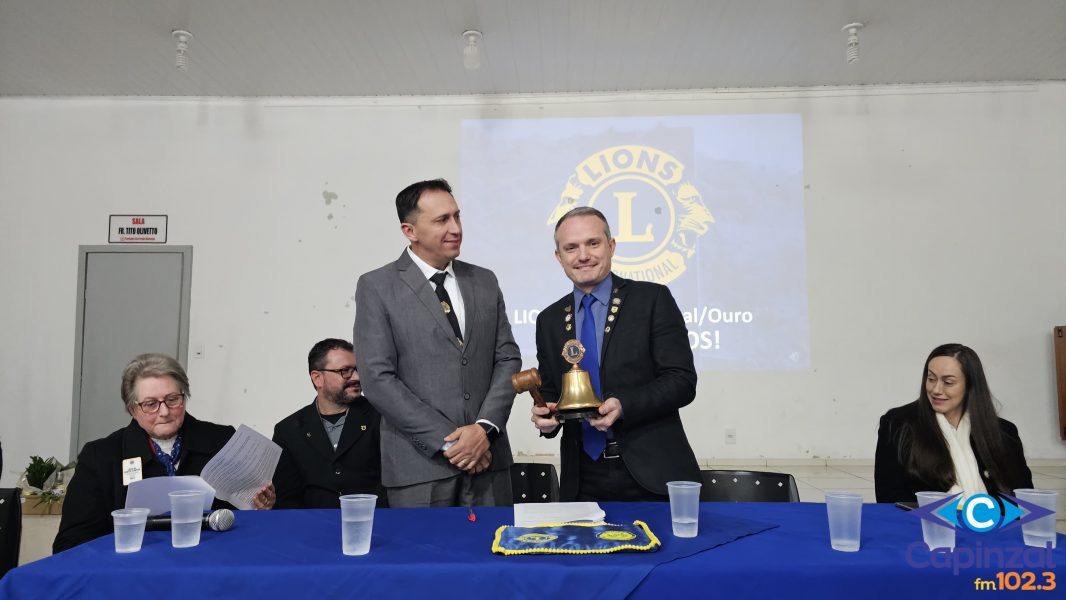 Lions Clube Capinzal/Ouro empossa nova diretoria para o Ano Leonístico 2026/2027