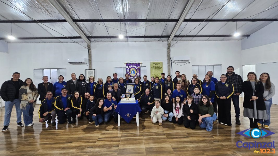 Lions Clube empossa nova diretoria para o Ano Leonístico 2026/2027 em Zortéa