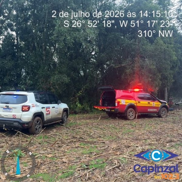 Homem é encontrado morto às margens de rio em Macieira; Bombeiros realizaram o resgate do corpo