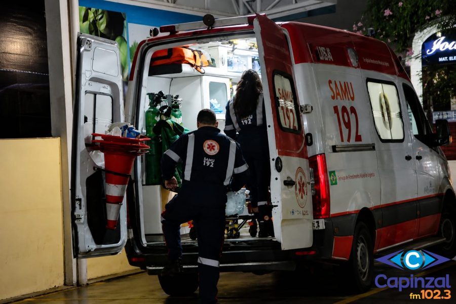 Recém-nascido prematuro é transferido do hospital de Capinzal para UTI Neonatal em Curitibanos