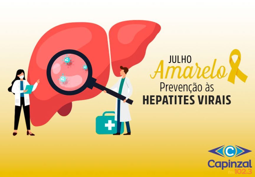 A Secretaria Municipal de Saúde orienta a população sobre a importância da prevenção das hepatites virais