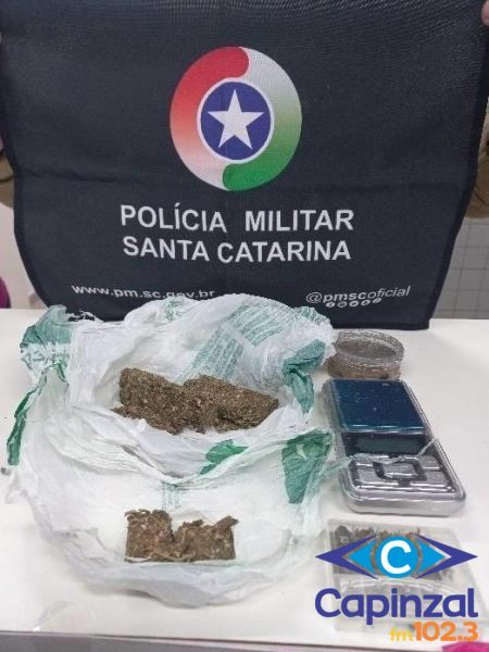 Três adolescentes são apreendidos por atos infracionais relacionados ao tráfico de drogas em Joaçaba