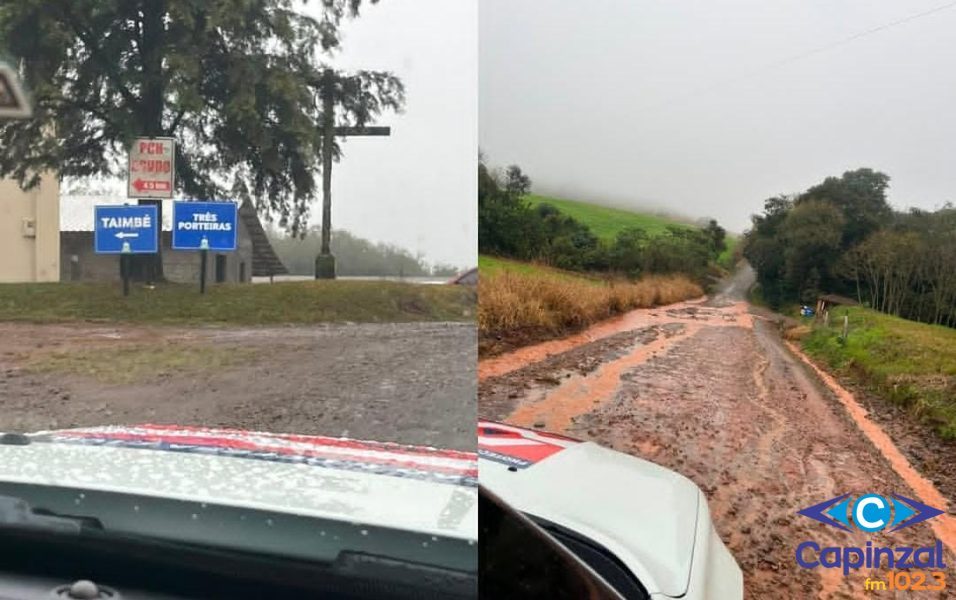 Temporal com granizo causa estragos no interior de Zortéa e Defesa Civil monitora pontos críticos