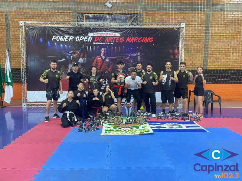 Capinzal conquista vice-campeonato geral no 10º Power Open Sul-Americano de Artes Marciais no Paraná